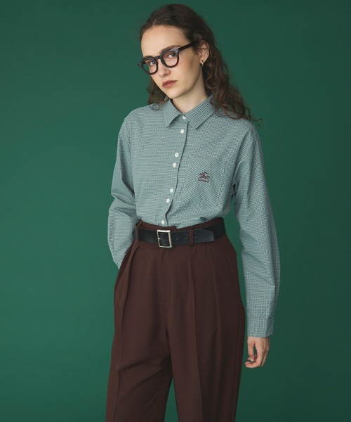 SAINT REPOS(サンルポ)の「【SAINT REPOS サンルポ別注】多ボタンレギュラーシャツ(シャツ/ブラウス・レディース・レッド/ブラック/ベージュ/ブラウン/ブルー・FREE)」の11枚目の写真
