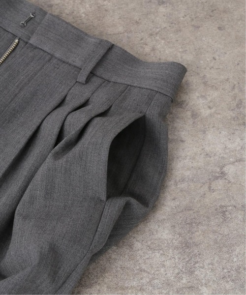 Noble(ノーブル)の「《追加・新色あり》T/W3タックワイドパンツ(スラックス・レディース・チャコールグレー・36/40/38)」の19枚目の写真