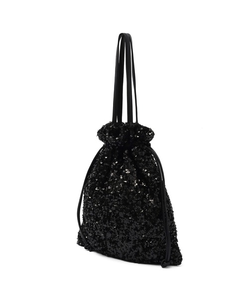 ROSE BUD（ローズバッド）の「COO SPANGLE TOTE BAG（ショルダーバッグ・レディース・シルバー/ブラック・ONE SIZE）」の18枚目の写真