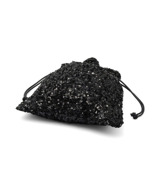 ROSE BUD（ローズバッド）の「COO SPANGLE TOTE BAG（ショルダーバッグ・レディース・シルバー/ブラック・ONE SIZE）」の13枚目の写真