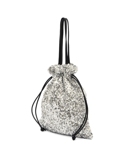 ROSE BUD（ローズバッド）の「COO SPANGLE TOTE BAG（ショルダーバッグ・レディース・シルバー/ブラック・ONE SIZE）」の11枚目の写真