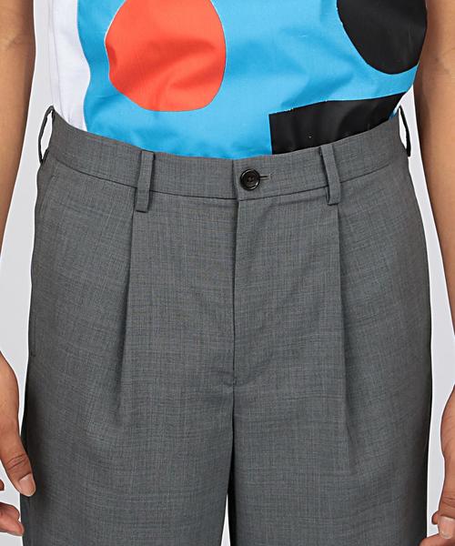 EN ROUTE(アンルート)の「ENR ウールトロピカル1Pワイドパンツ◆(その他パンツ・メンズ・ブラック/グレー・2/1/3)」の8枚目の写真