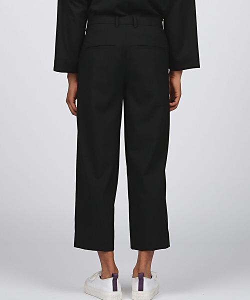 EN ROUTE(アンルート)の「ENR ウールトロピカル1Pワイドパンツ◆(その他パンツ・メンズ・ブラック/グレー・2/1/3)」の4枚目の写真