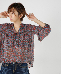 MOUSSY | SMOCK BLOUSE(シャツ/ブラウス)