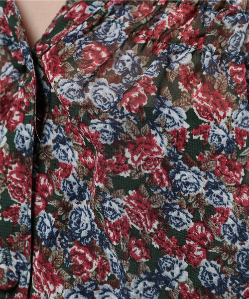 MOUSSY（マウジー）の「SMOCK BLOUSE（シャツ/ブラウス・レディース・グリーン系その他/ブラック系その他/レッド系その他・FREE）」の10枚目の写真