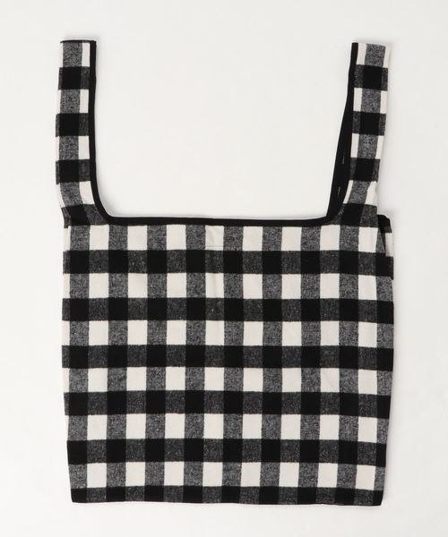 Another Edition（アナザーエディション）の「チェックキャッツバック/AEＭBC CHK CATS BAG◆（ショルダーバッグ・レディース・オフホワイト・FREE）」の2枚目の写真