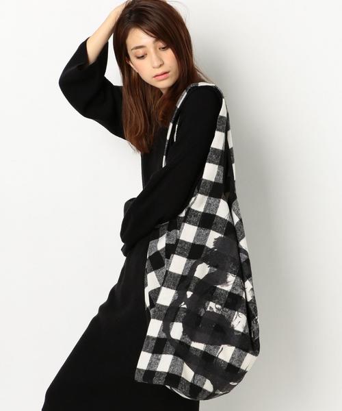 Another Edition（アナザーエディション）の「チェックキャッツバック/AEＭBC CHK CATS BAG◆（ショルダーバッグ・レディース・オフホワイト・FREE）」の7枚目の写真