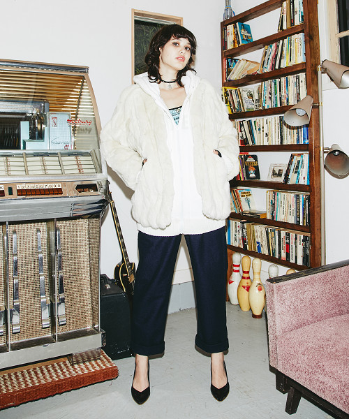 HYSTERIC GLAMOUR（ヒステリックグラマー）の「七分丈PT（その他パンツ・レディース・ネイビー/グレー/ブラック・X-SMALL/SMALL/MEDIUM）」の10枚目の写真