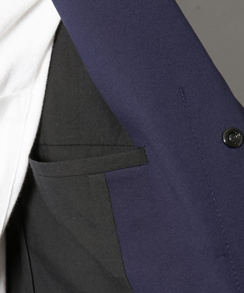 WILD THINGS（ワイルドシングス）の「WILD THINGS ワイルドシングス別注 セットアップ テーラードジャケット（テーラードジャケット・メンズ・ベージュ/ネイビー/ブラック・MEDIUM/LARGE/SMALL）」の15枚目の写真