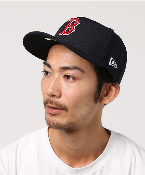 New Era ニューエラ の ニューエラ 59fifty キャップ Mlb オーセンティック オンフィールド ボストンレッドソックス ゲーム ネイビー New Era キャップ Wear