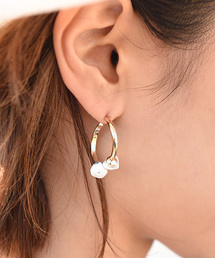 Eldia'lu | 天然石クロスピアス(ピアス(両耳用))