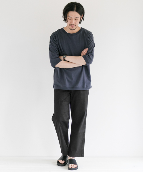 URBAN RESEARCH DOORS MENS（アーバンリサーチ ドアーズ メンズ）の「DOORS SupimaCotton Loose 6/STee（Tシャツ/カットソー・メンズ・モカ/ネイビー/ホワイト/グレー・38/40）」の13枚目の写真