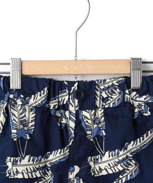 coen（コーエン）の「【coen キッズ】【NOMA textile design別注】アロハショーツ(110/130/150cm)（その他パンツ・キッズ・ベージュ/ネイビー・110/130/150）」の5枚目の写真