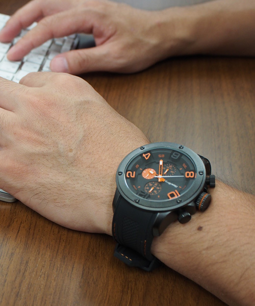 Franc Temps（フランテンプス）の「〈FrancTemps/フランテンプス〉GAVARNIE/ガヴァルニ（アナログ腕時計・メンズ・ブルー/レッド/ホワイト/オレンジ/ホワイト×ホワイト/ネイビー/グレー・ONE SIZE）」の21枚目の写真