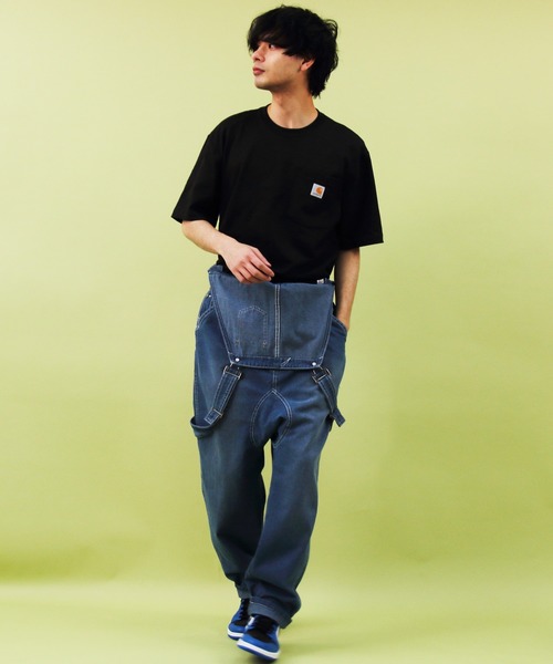 8(eight)(エイト)の「デニム オーバーオール ジーンズ つなぎ サルエルタイプ(サロペット/オーバーオール・メンズ・ブルー/インディゴブルー・FREE)」の10枚目の写真