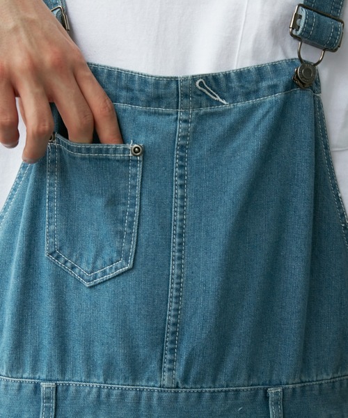 8(eight)(エイト)の「デニム オーバーオール ジーンズ つなぎ サルエルタイプ(サロペット/オーバーオール・メンズ・ブルー/インディゴブルー・FREE)」の15枚目の写真