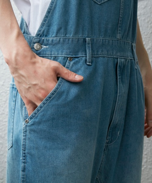8(eight)(エイト)の「デニム オーバーオール ジーンズ つなぎ サルエルタイプ(サロペット/オーバーオール・メンズ・ブルー/インディゴブルー・FREE)」の12枚目の写真