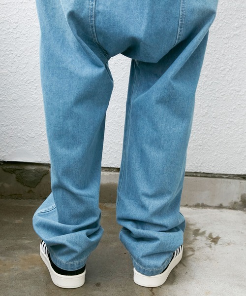 8(eight)(エイト)の「デニム オーバーオール ジーンズ つなぎ サルエルタイプ(サロペット/オーバーオール・メンズ・ブルー/インディゴブルー・FREE)」の21枚目の写真