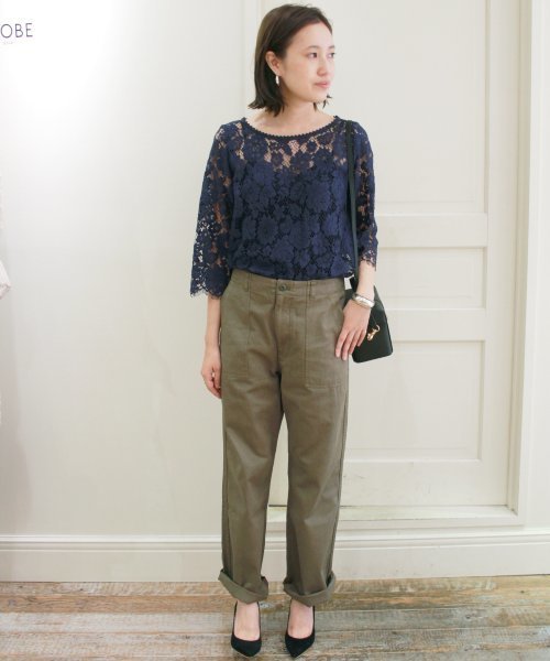 SLOBE IENA - セール　美品　SLOBE IENA  レースドッキングブラウス SLOBE IENA - セール 美品 SLOBE IENA レースドッキングブラウス
