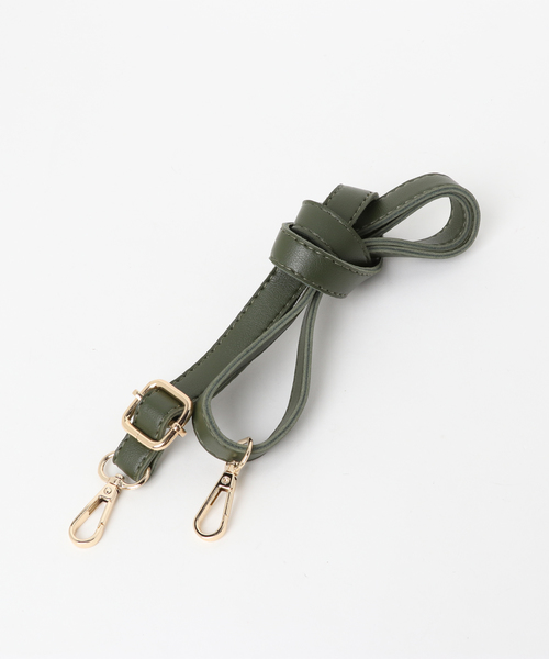 florist（フローリスト）の「【2way】フリンジチャームシンプルレザーハンドバッグ/ショルダーバッグ（ショルダーバッグ・レディース・ブラック/ベージュ/グレー/レッド/ピンク/グリーン/キャメル・FREE）」の13枚目の写真