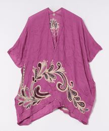 【チャイハネ】エスニック柄スマートカーディガン