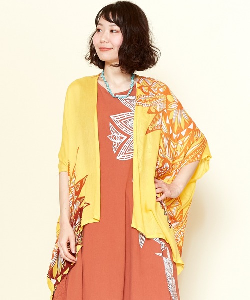 チャイハネ（チャイハネ）の「【チャイハネ】エスニック柄スマートカーディガン（カーディガン/ボレロ・レディース・ブルー/ホワイト/ホワイト系その他/ピンク系その他/ベージュ/ブラック系その他/ライトブルー/ブラウン/マルチ/ブラックミックス/ダークブルー/その他3/その他1/その他2/イエロー/ブルー系その他/ベージュ系その他/ホワイト×ブルー/ホワイト系その他2/イエロー系その他/ネイビー/E/A/B/C/D/H/J/F/G/I・FREE）」の16枚目の写真