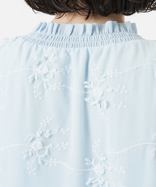 OLIVE des OLIVE（オリーブデオリーブ）の「3Dブラウス（シャツ/ブラウス・レディース・ブラック/オフホワイト/サックスブルー・FREE）」の13枚目の写真