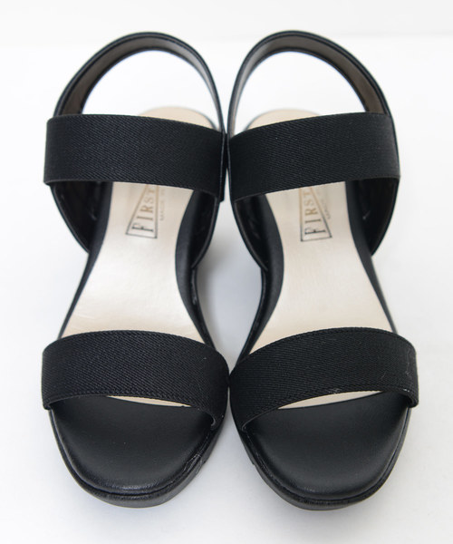 shopnikoniko（ショップニコニコ）の「日本製ストラップゴムコンフォートサンダル（サンダル・レディース・ブラック/ベージュ・LL/S/M/L）」の3枚目の写真