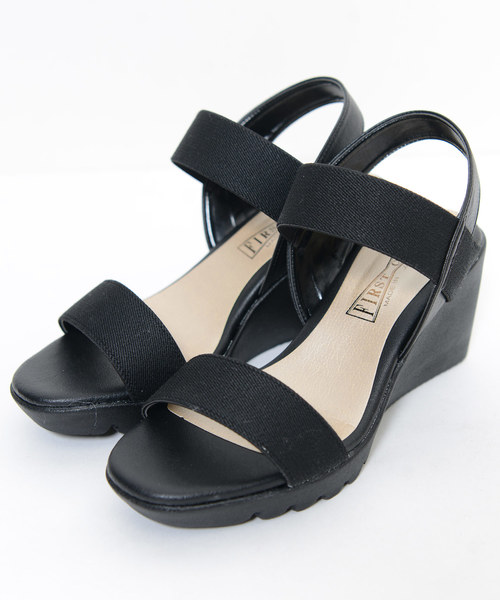 shopnikoniko（ショップニコニコ）の「日本製ストラップゴムコンフォートサンダル（サンダル・レディース・ブラック/ベージュ・LL/S/M/L）」の11枚目の写真