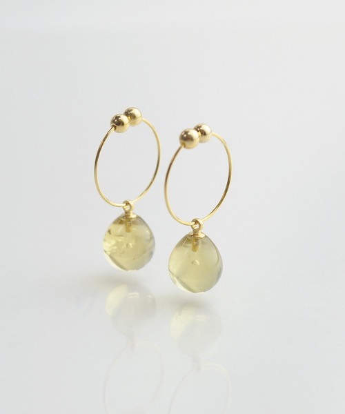 petitcro（プティクロ）の「天然石 プチマル ノンホールピアス（イヤリング・レディース・ライトブルー/ブラック/パープル/オリーブ/オレンジ/クリア/クリアグリーン/クリアイエロー/ベビーピンク/ロイヤルブルー/オレンジ系その他/ブラウン/ネイビー/レッド/ホワイト/ブラック系その他/ホワイト系その他/ダークパープル/グリーン/ブルー系その他/コーラルピンク/オレンジ系その他2・ONE SIZE）」の15枚目の写真