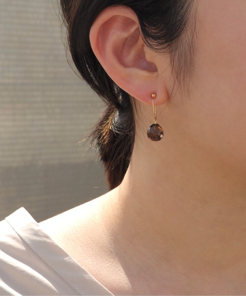 天然石 プチマル ノンホールピアス（イヤリング）｜petitcro（プティクロ）