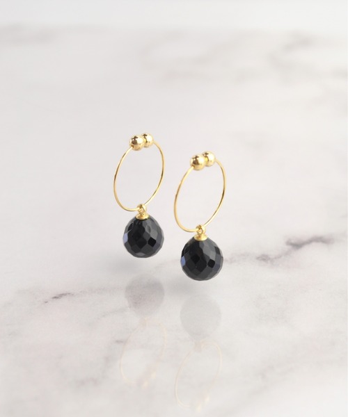 天然石 プチマル ノンホールピアス（イヤリング）｜petitcro（プティクロ）