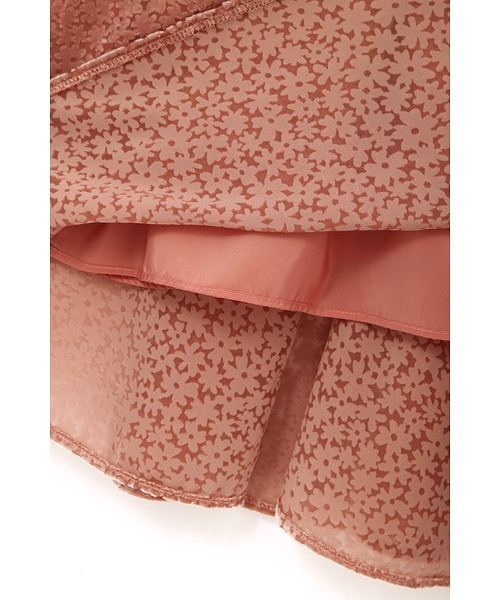 JILL STUART（ジルスチュアート）の「◆【ピンクWEB限定】ノエリアオパールベルベットワンピース（ワンピース・レディース・ネイビー/ピンク/ボルドー・2/0）」の10枚目の写真