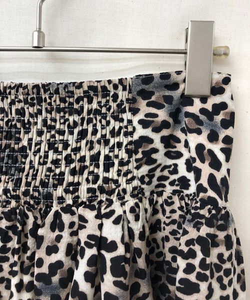 tiptop（ティップトップ）の「レオパード柄前釦ロングスカート（スカート・レディース・ベージュ/ブラウン・FREE）」の5枚目の写真