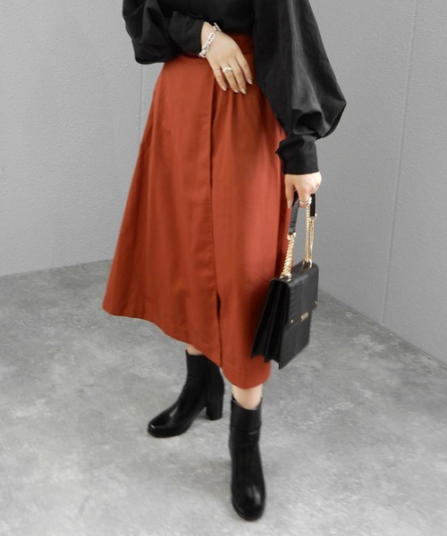 minia（ミニア）の「スタックヒールミドルブーツ　■（ブーツ・レディース・ホワイト/ブラック/ブラウン/ダークブラウン・S/M/L/LL）」の17枚目の写真