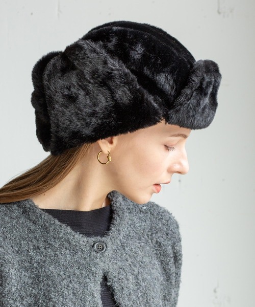 フェイクファーハット/フライトキャップ/パイロット