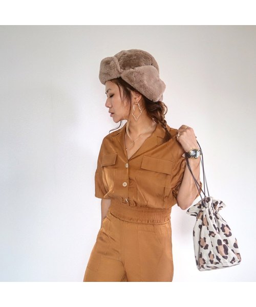 フェイクファーハット/フライトキャップ/パイロット