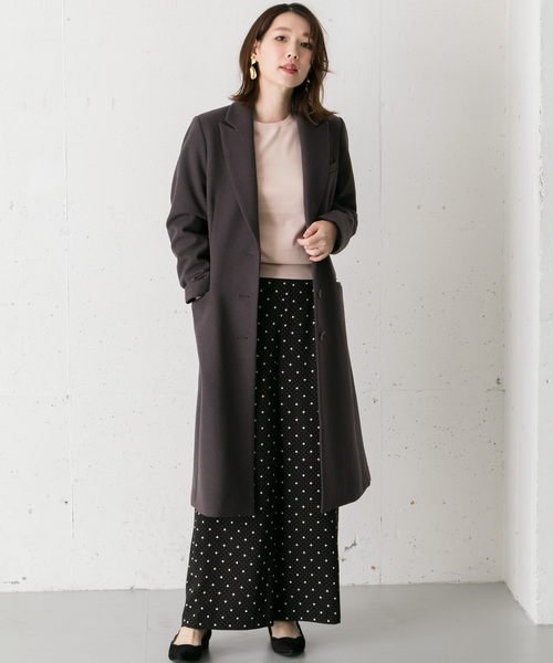 URBAN RESEARCH ROSSO WOMEN（アーバンリサーチ　ロッソ）の「ベーシッククルーネックニット（ニット/セーター・レディース・アイボリー/ブラウン系その他/イエロー・FREE）」の4枚目の写真