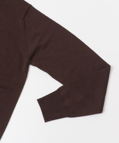 URBAN RESEARCH ROSSO WOMEN（アーバンリサーチ　ロッソ）の「ベーシッククルーネックニット（ニット/セーター・レディース・アイボリー/ブラウン系その他/イエロー・FREE）」の18枚目の写真