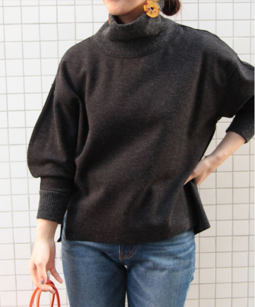 Adam et Rope&#39; - ADAM ET ROPE&#39; タートルネックポンチプルオーバー 楽天市場】【WEB限定】タートルネックポンチプルオーバー