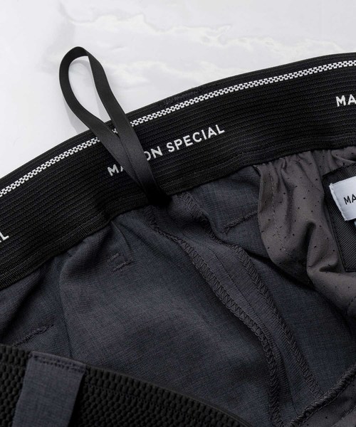MAISON SPECIAL(メゾンスペシャル)の「●Mono Max 8月号掲載:“365” ファンクションテックウエストゴムテーパードスラックス 【MAISON SPECIAL/メゾンスペシャル】(スラックス・メンズ・チャコールグレー/ブラック/ダークネイビー・44/46/48)」の13枚目の写真