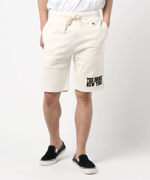 Champion(チャンピオン)の「【CHAMPION/チャンピオン】カレッジプリントショーツ(その他パンツ・メンズ・ホワイト/ブラック/ネイビー/グレー・MEDIUM/LARGE/X-LARGE)」の1枚目の写真