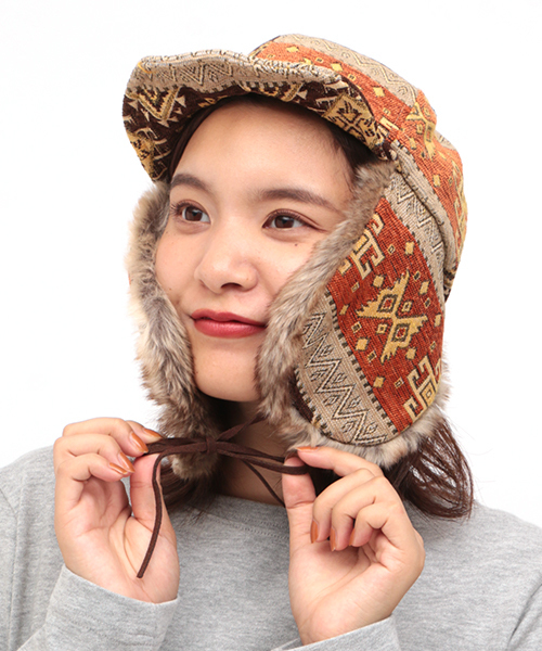 チチカカ（チチカカ）の「ゴブランフライトキャップ（キャップ・レディース・オレンジ/ブルー・FREE）」の14枚目の写真