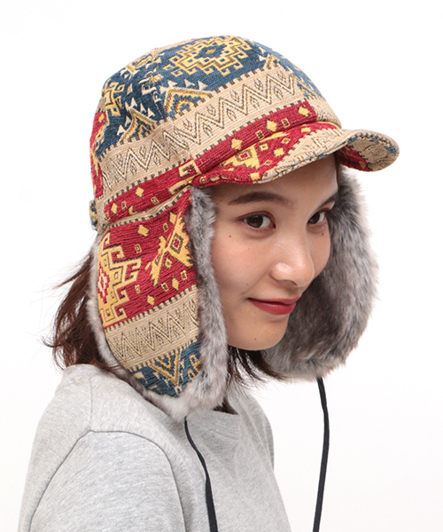 チチカカ（チチカカ）の「ゴブランフライトキャップ（キャップ・レディース・オレンジ/ブルー・FREE）」の12枚目の写真