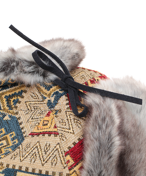 チチカカ（チチカカ）の「ゴブランフライトキャップ（キャップ・レディース・オレンジ/ブルー・FREE）」の5枚目の写真