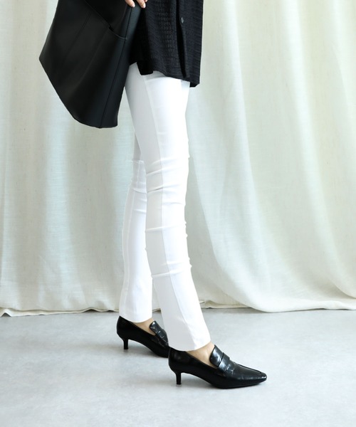 セール】ハイウエストストレッチ美脚スキニーレギンスパンツ[ポケット