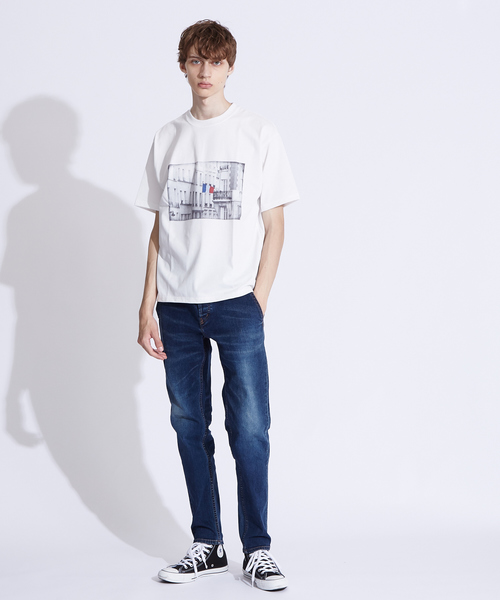 ABAHOUSE(アバハウス)の「【another sky】フォト半袖Tシャツ(Tシャツ/カットソー・メンズ・ホワイト/ブラック/ホワイト系その他/ブラック系その他・44/46/48)」の10枚目の写真