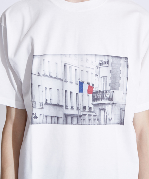 ABAHOUSE(アバハウス)の「【another sky】フォト半袖Tシャツ(Tシャツ/カットソー・メンズ・ホワイト/ブラック/ホワイト系その他/ブラック系その他・44/46/48)」の8枚目の写真