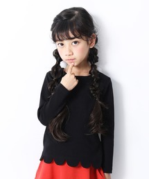 ガールズデザイン長袖Tシャツ