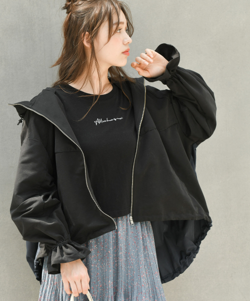 Heather(ヘザー)の「バックハイショクマンパ 853690(マウンテンパーカー)」|ブラック系その他